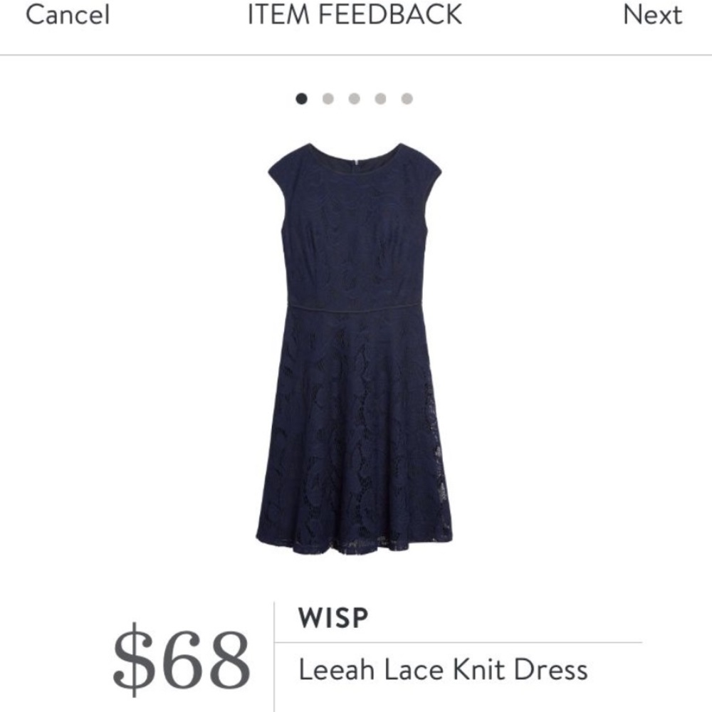 Stitch Fix Leeah Lace Knit Dress